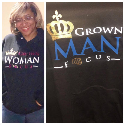 GrownManFocus and GrownWomanFocus Hoodie Collection